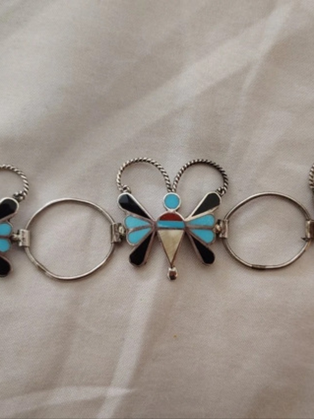 Turquoise Butterfly Statement Necklace - Picture 8 of 8